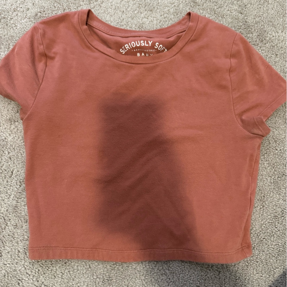 Aeropostale Rust Short Sleeve Tee